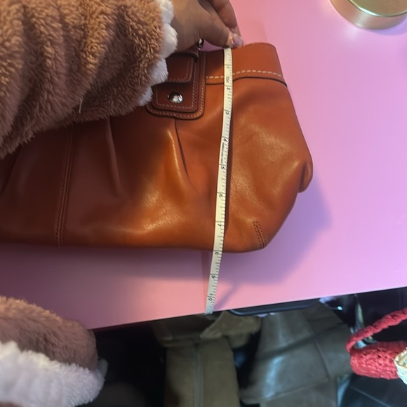 Coach orange Leather Shoulder Bag - Picture 13 of 13